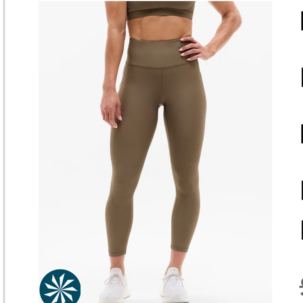 Athleta Interval Stash Ultra High Rise Lasercut 7/8 Legging, L Tall